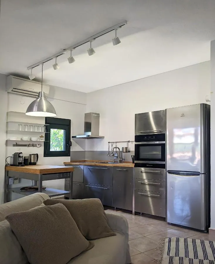 Nyaraló Nikiti Blue House 30M From The Beach With Sea View